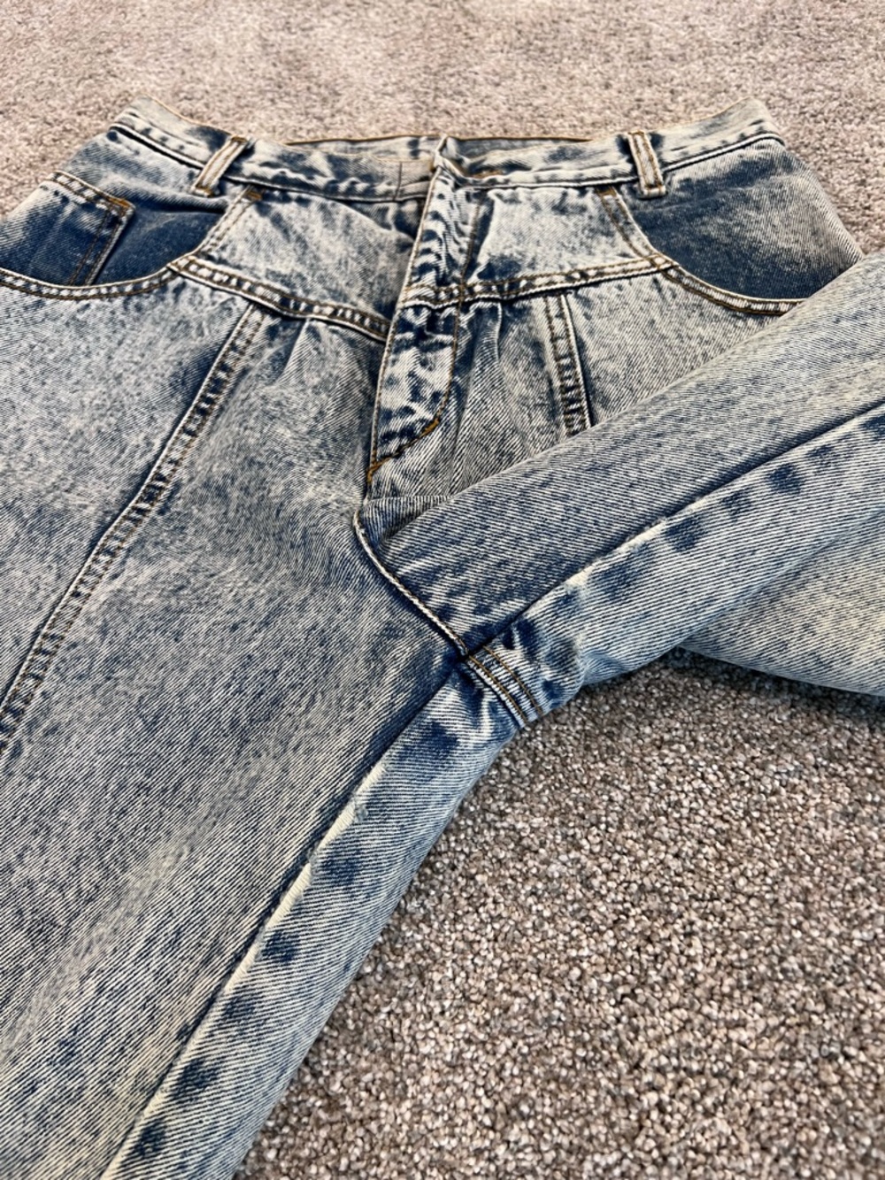 P.S. Gitano Vintage VTG Women’s Jeans Size 12 Acid Wash High Waist Pants Rare - Picture 7 of 16